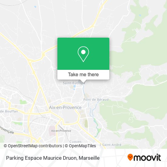 Parking Espace Maurice Druon map