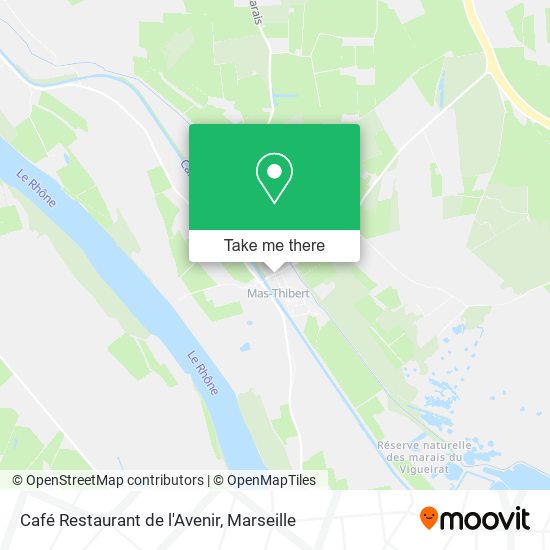 Café Restaurant de l'Avenir map