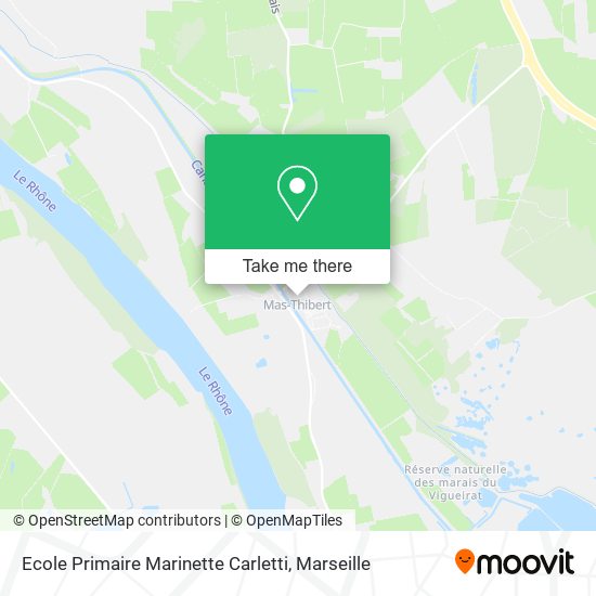 Mapa Ecole Primaire Marinette Carletti