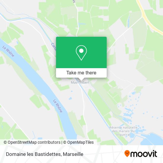 Domaine les Bastidettes map