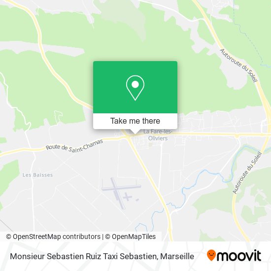 Monsieur Sebastien Ruiz Taxi Sebastien map