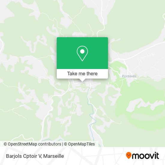 Barjols Cptoir V map