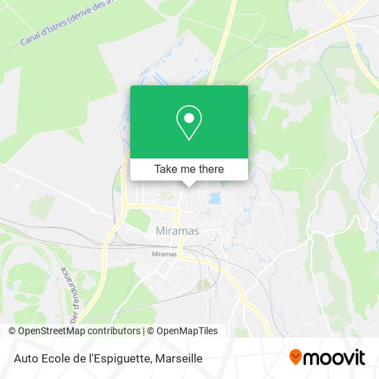 Auto Ecole de l'Espiguette map