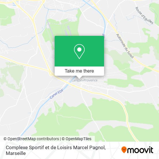 Complexe Sportif et de Loisirs Marcel Pagnol map