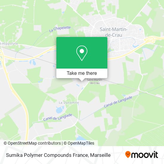 Mapa Sumika Polymer Compounds France