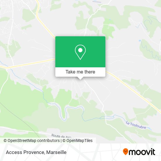 Access Provence map
