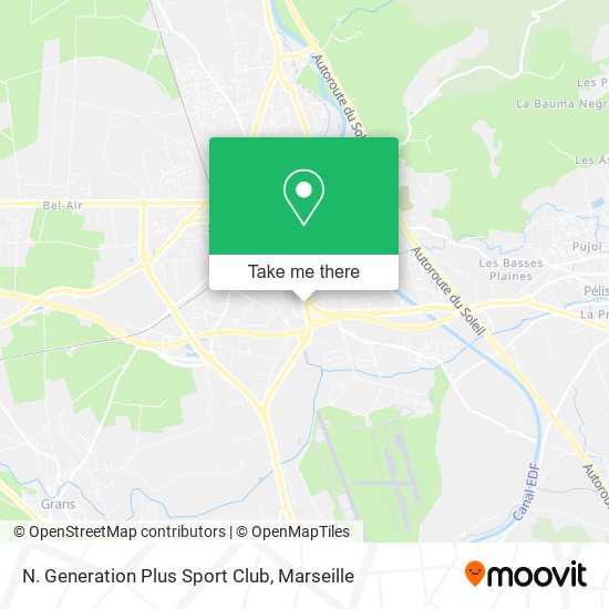 N. Generation Plus Sport Club map