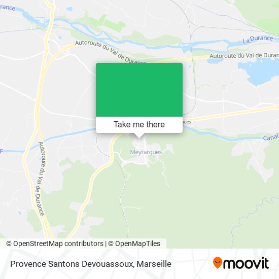 Provence Santons Devouassoux map