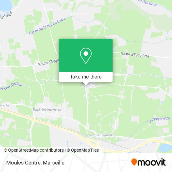 Moules Centre map