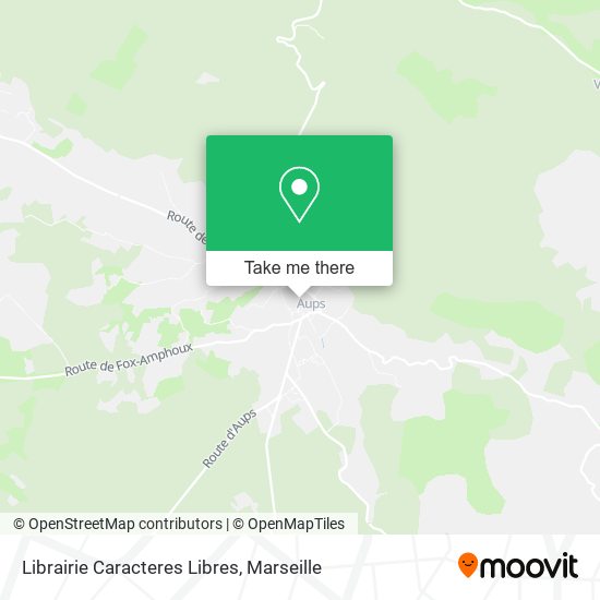 Librairie Caracteres Libres map