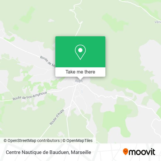Centre Nautique de Bauduen map