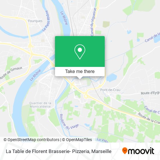 Mapa La Table de Florent Brasserie- Pizzeria