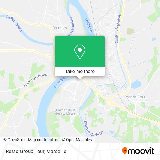 Resto Group Tour map