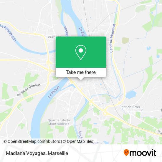Madiana Voyages map
