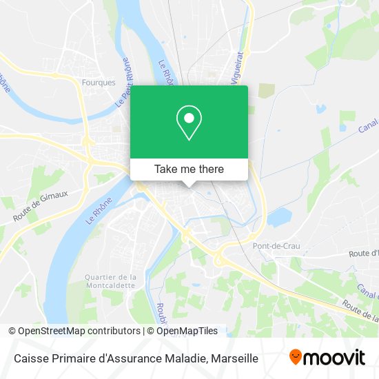 Mapa Caisse Primaire d'Assurance Maladie