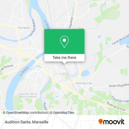 Audition Sante map