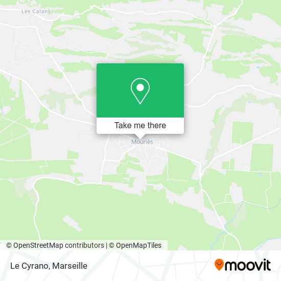 Le Cyrano map