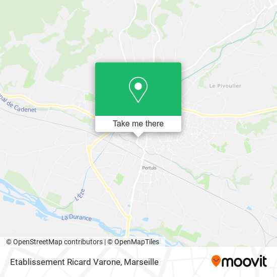 Etablissement Ricard Varone map