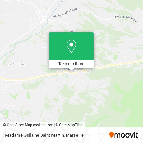 Mapa Madame Guilaine Saint Martin