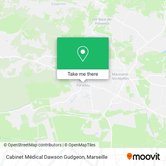 Cabinet Médical Dawson Gudgeon map