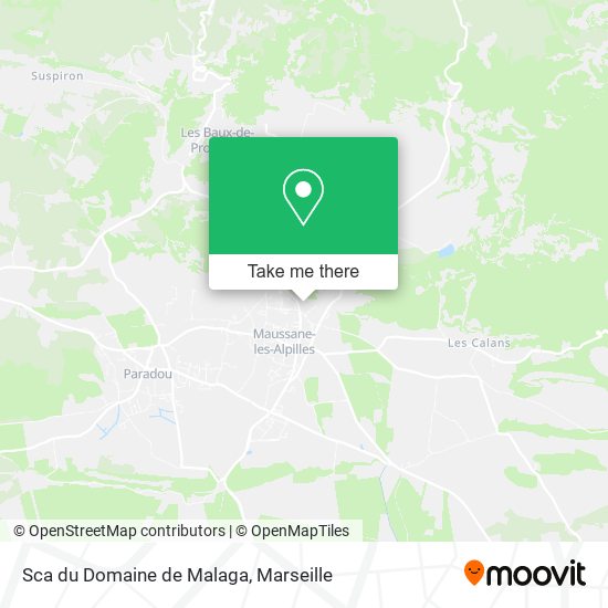 Sca du Domaine de Malaga map