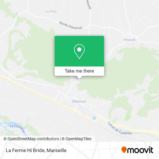 La Ferme Hi Bride map