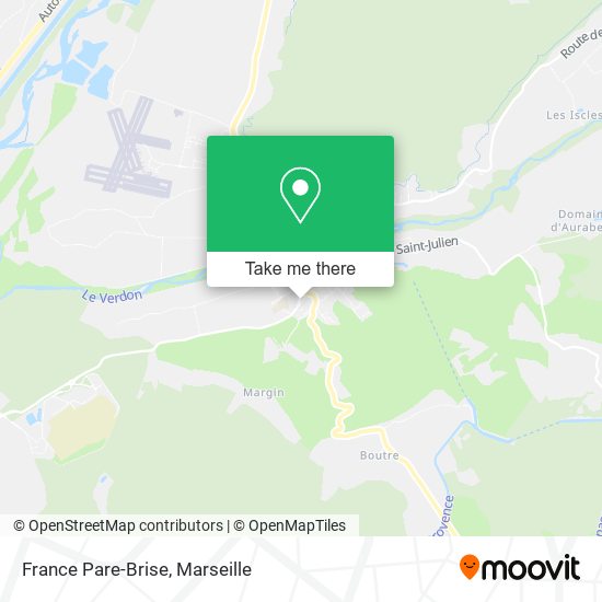 France Pare-Brise map
