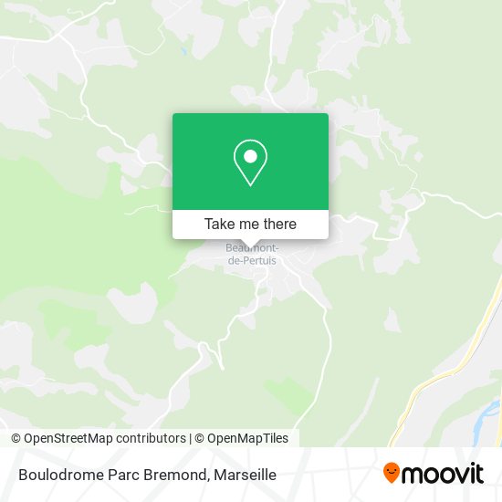 Boulodrome Parc Bremond map