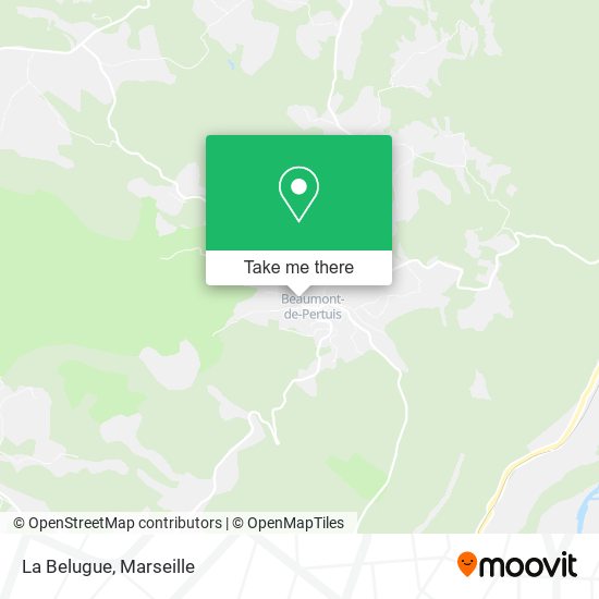 La Belugue map