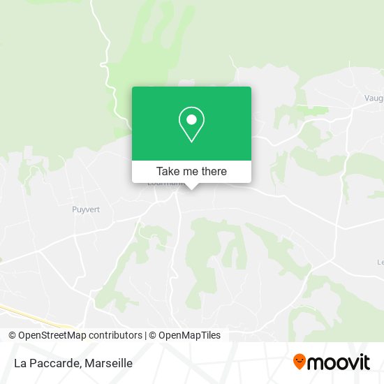 La Paccarde map