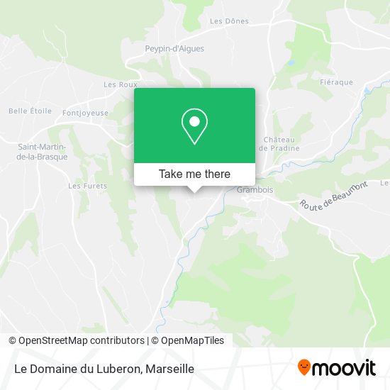 Mapa Le Domaine du Luberon