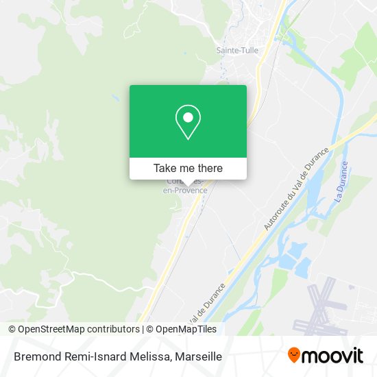 Mapa Bremond Remi-Isnard Melissa