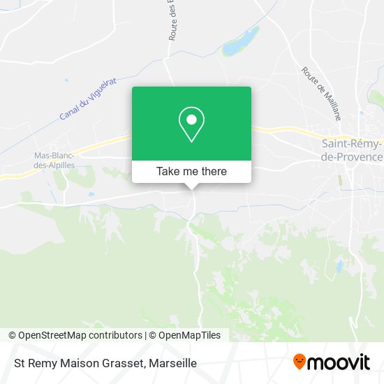 St Remy Maison Grasset map