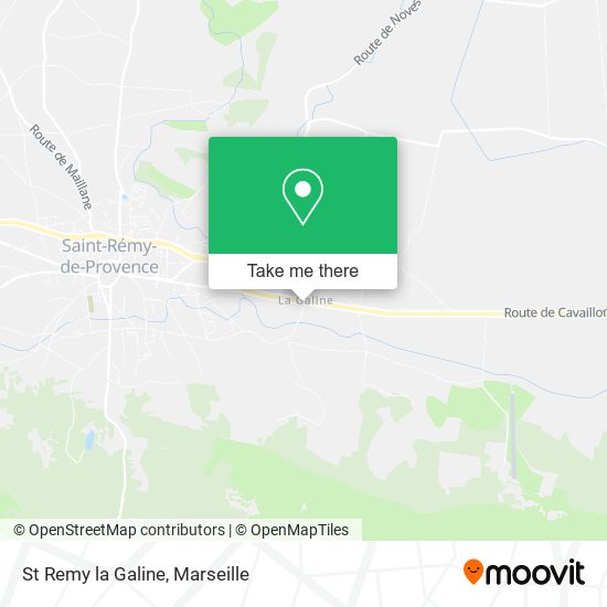 St Remy la Galine map