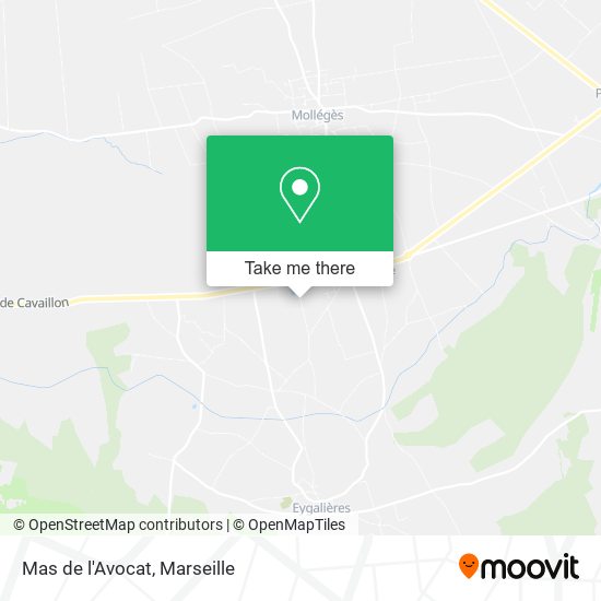 Mas de l'Avocat map