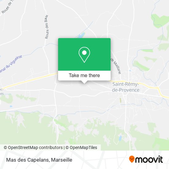 Mas des Capelans map