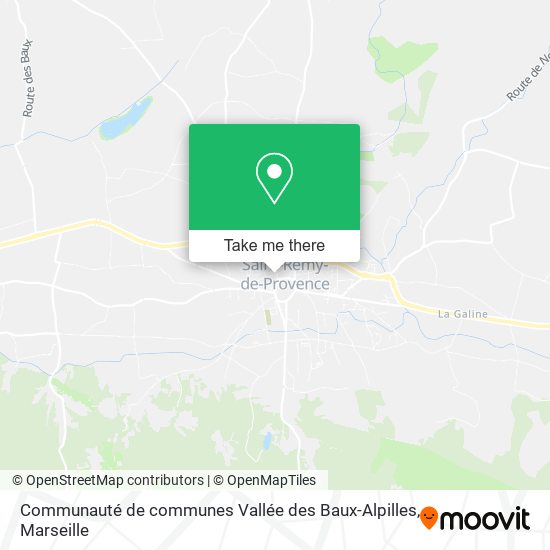 Communauté de communes Vallée des Baux-Alpilles map
