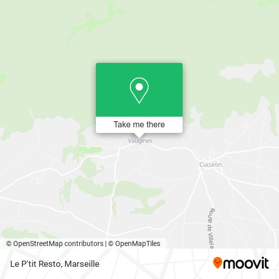 Le P'tit Resto map