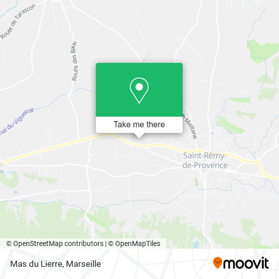 Mas du Lierre map