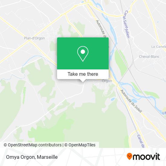 Omya Orgon map