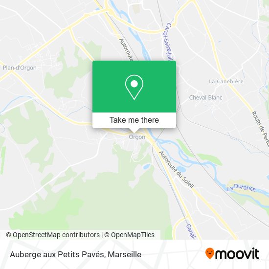 Mapa Auberge aux Petits Pavés