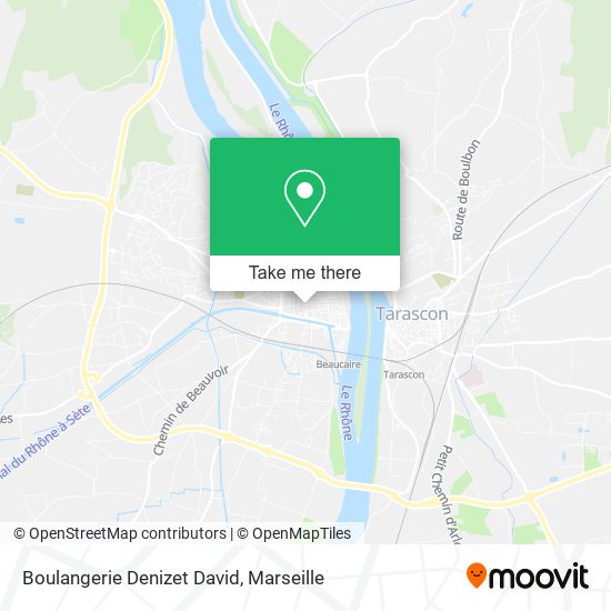 Boulangerie Denizet David map