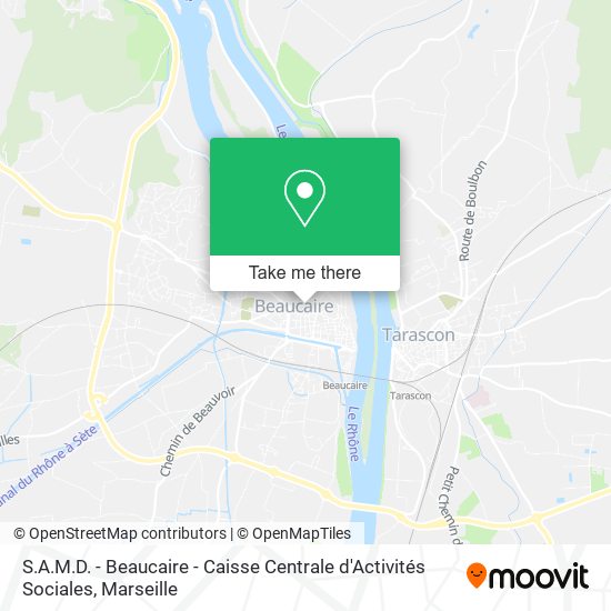 Mapa S.A.M.D. - Beaucaire - Caisse Centrale d'Activités Sociales