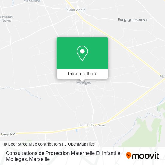 Mapa Consultations de Protection Maternelle Et Infantile Molleges