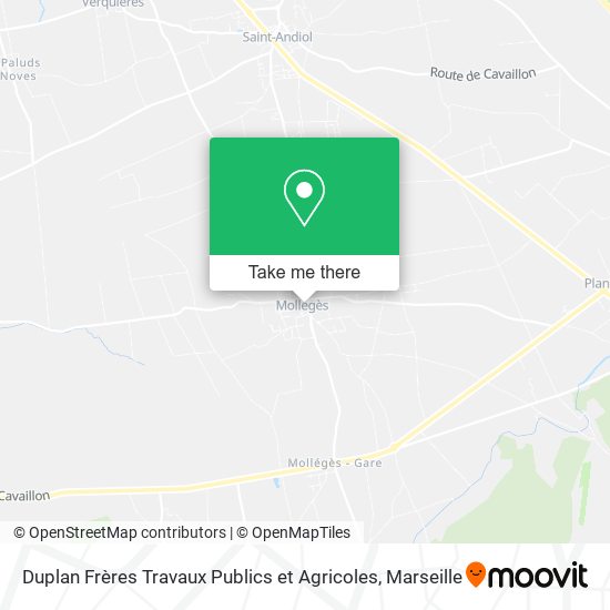 Duplan Frères Travaux Publics et Agricoles map