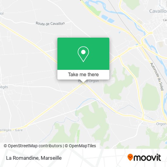 La Romandine map