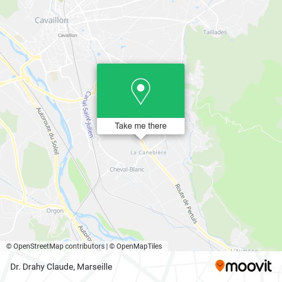 Dr. Drahy Claude map