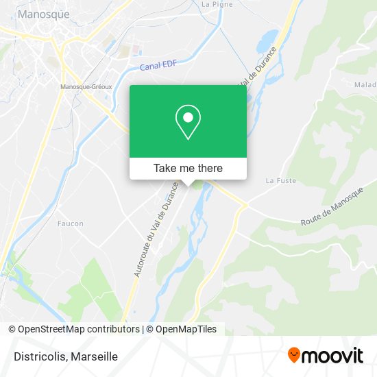 Districolis map