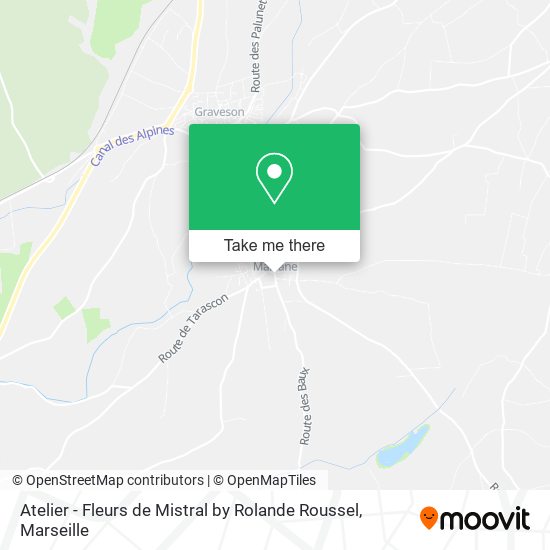 Atelier - Fleurs de Mistral by Rolande Roussel map