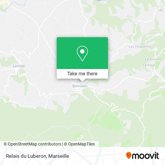 Relais du Luberon map